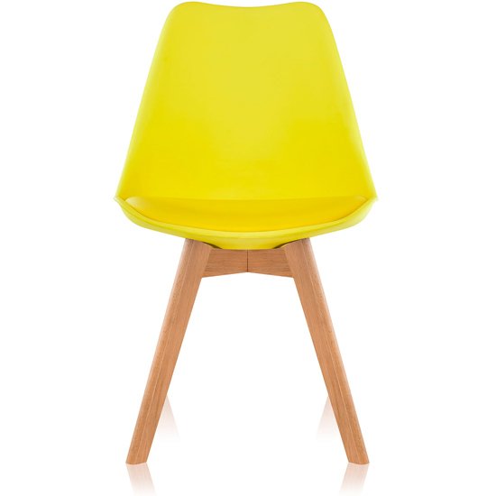 Стул Jerry Soft желтого цвета - купить Обеденные стулья по цене 5490.0