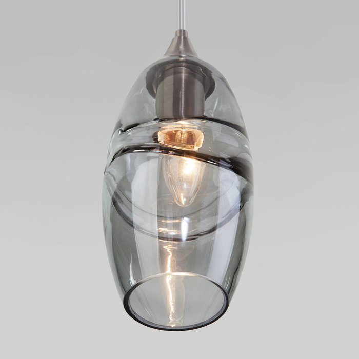 Подвесной светильник 50222/1 дымчатый Lotus - лучшие Подвесные светильники в INMYROOM