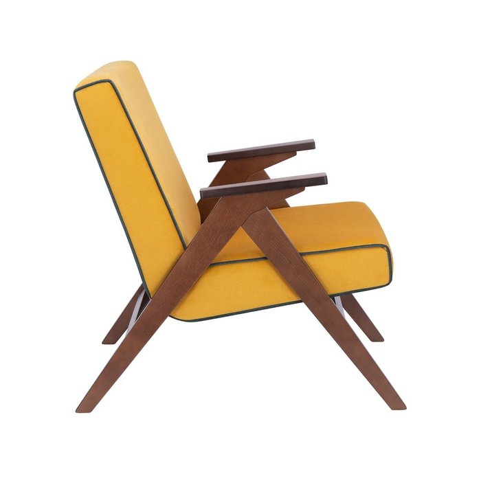 Кресло для отдыха Вест желто-коричневого цвета - лучшие Интерьерные кресла в INMYROOM