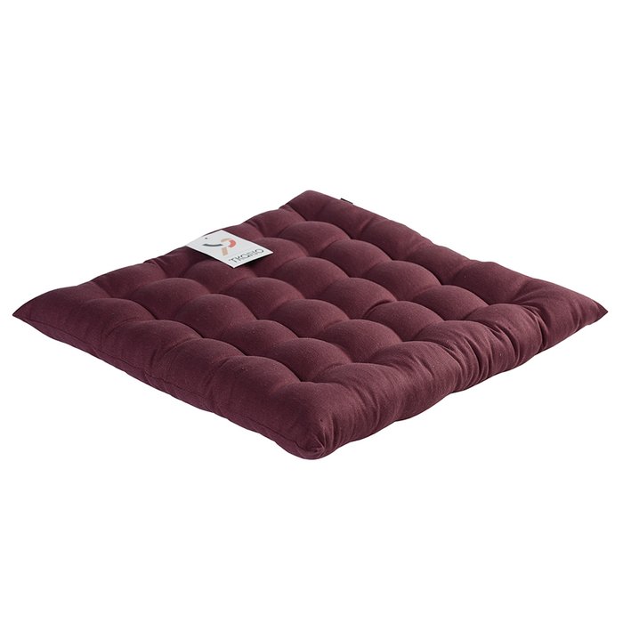 Подушка на стул Wild бордового цвета - купить Декоративные подушки по цене 750.0