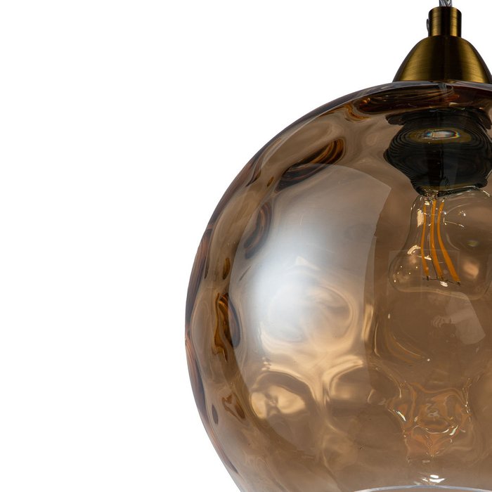Подвесной светильник Memoria с плафоном коричневого цвета - лучшие Подвесные светильники в INMYROOM