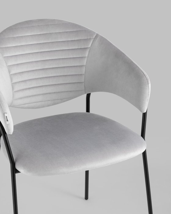 Стул Алексис серого цвета - купить Обеденные стулья по цене 7990.0
