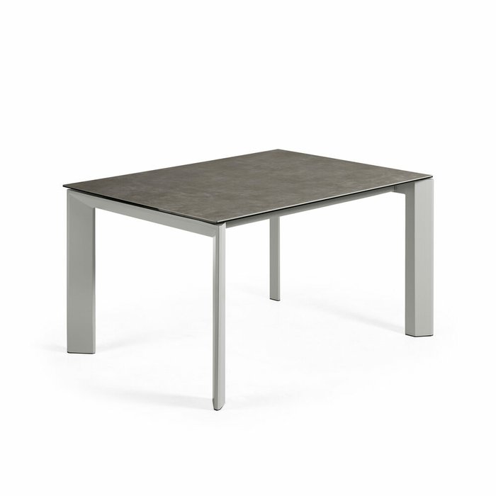 Раздвижной обеденный стол Atta M коричнево-серого цвета - купить Обеденные столы по цене 213990.0