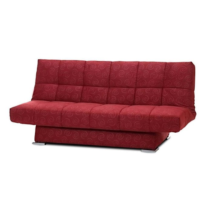 Диван-кровать Арбат Monica красного цвета - купить Прямые диваны по цене 19990.0