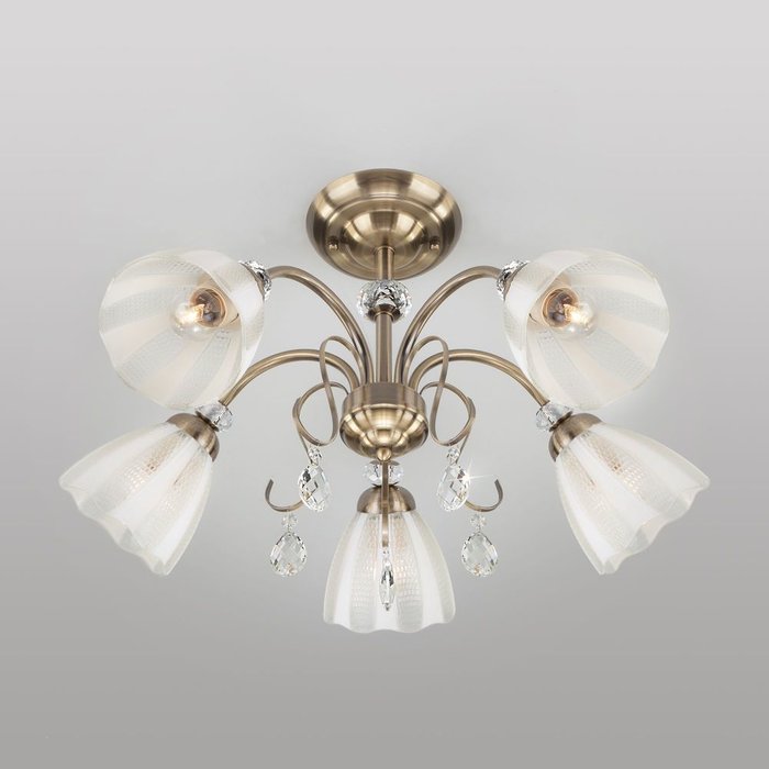 Потолочный светильник 30155/5 античная бронза Floranse - купить Потолочные люстры по цене 11000.0