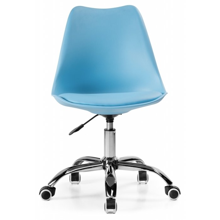 Стул офисный Kolin голубого цвета - купить Офисные кресла по цене 5670.0