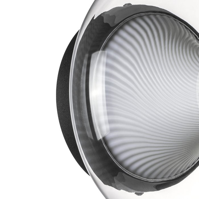 Люстра PALERMO 8W LED 350LM G ЧЕРНЫЙ/ПРОЗРАЧНЫЙ 3000K - купить Подвесные люстры по цене 6999.0