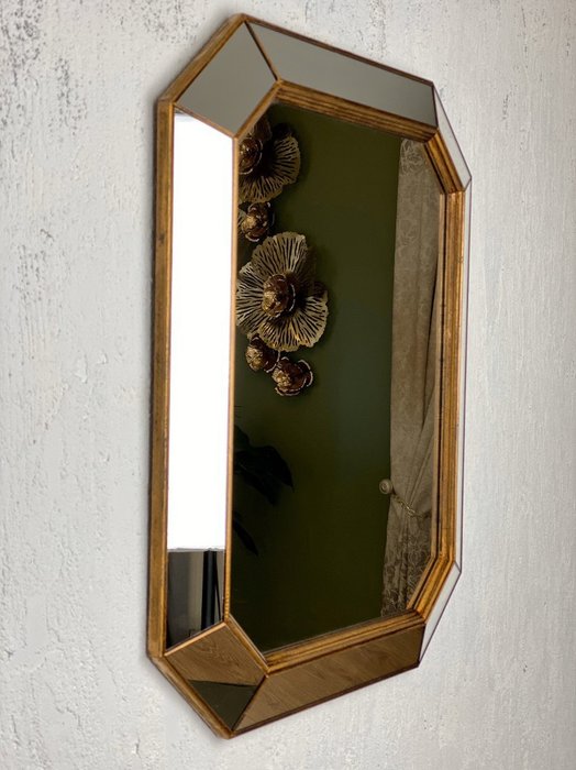 Зеркало Valerie цвета состаренное золото - купить Настенные зеркала по цене 28405.0