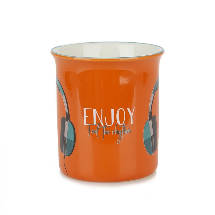 Кружка Enjoy 320мл оранжевого цвета - купить Чашки по цене 1110.0