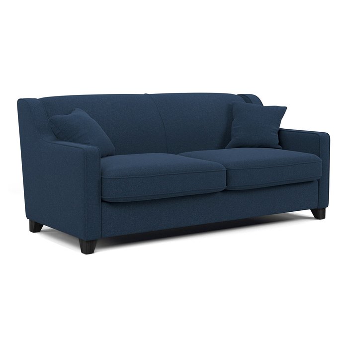 Диван трехместный Halston MT синего цвета - купить Прямые диваны по цене 51000.0