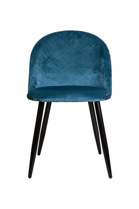 Стул Honnor голубого цвета - купить Обеденные стулья по цене 5950.0