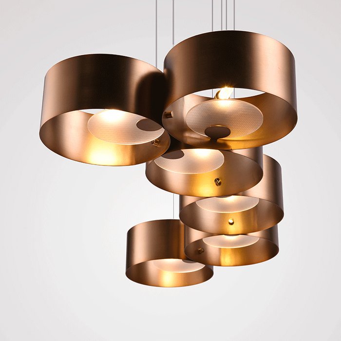 Люстра Sound OR6 Suspension Lamp 6 - купить Подвесные люстры по цене 80920.0 Люстра Sound OR6 Suspension Lamp 6 - купить Подвесные люстры по цене 80920.0