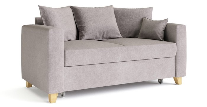 Диван-кровать Эмилио серого цвета - купить Прямые диваны по цене 43201.0