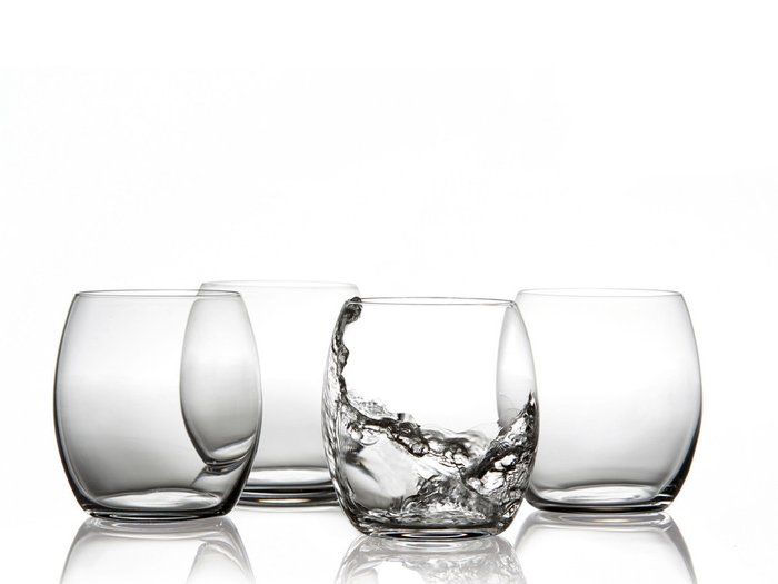 Набор из 4-х стаканов для воды Bitz, 530 мл - купить Бокалы и стаканы по цене 1845.0