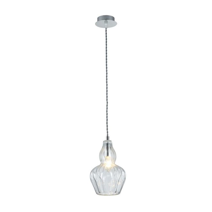 Подвесной светильник Eustoma с плафоном из стекла  - купить Подвесные светильники по цене 5520.0