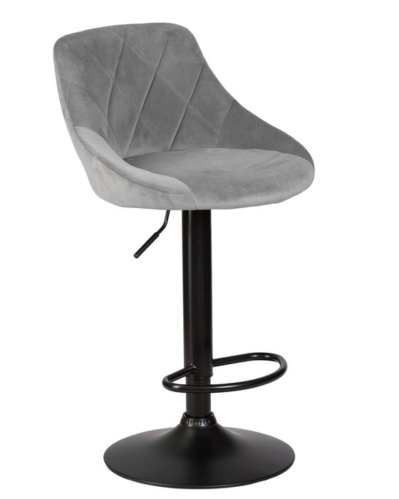 Стул барный Logan серого цвета - купить Барные стулья по цене 6350.0