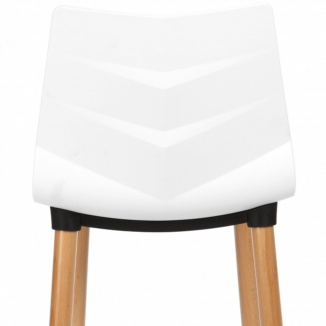 Стул Leaf белого цвета - купить Обеденные стулья по цене 8858.0