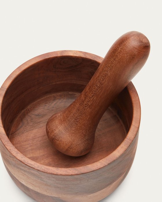 Деревянный пестик и ступка Delci из акации - купить Аксессуары для кухни по цене 4990.0 Деревянный пестик и ступка Delci из акации - купить Аксессуары для кухни по цене 4990.0