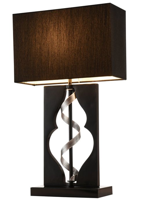 Настольная лампа Intreccio черного цвета - купить Настольные лампы по цене 7560.0