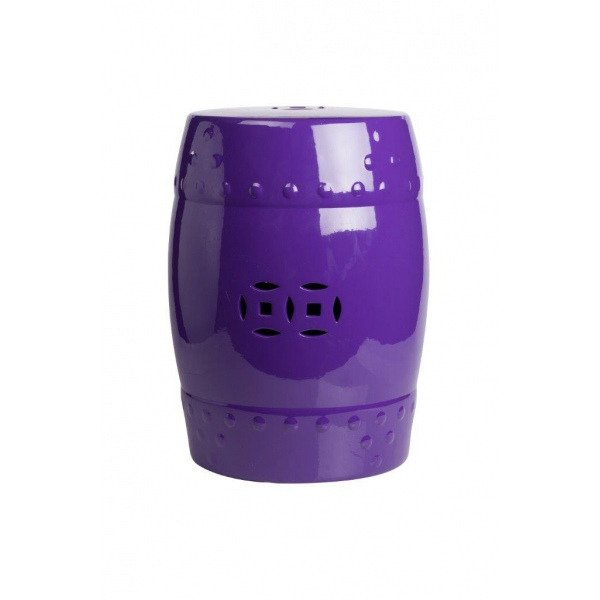 Керамический столик-табурет Garden Stool Violet