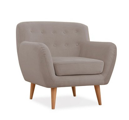Кресло Эллинг дизайн 7 серого цвета