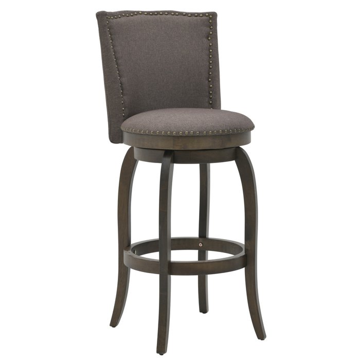 Барный стул коричневого цвета 