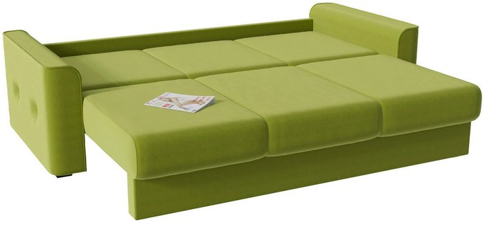 Диван-кровать Берн Green зеленого цвета - лучшие Прямые диваны в INMYROOM