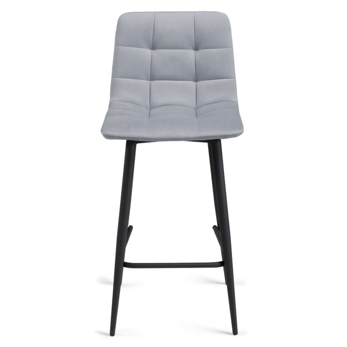 Полубарный стул Чилли К светло-серого цвета - купить Барные стулья по цене 5990.0