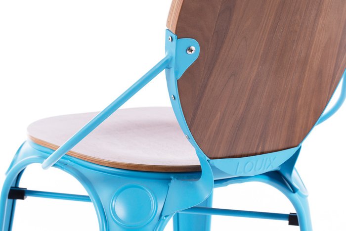 Барный стул Louix голубого цвета - лучшие Барные стулья в INMYROOM