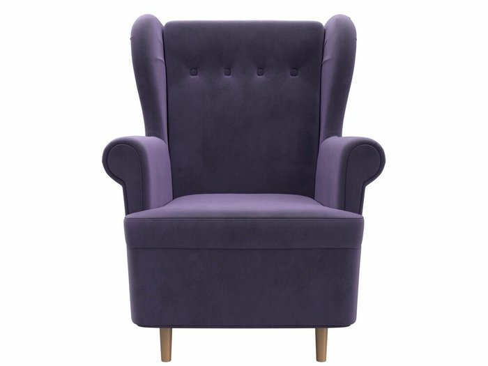 Кресло Торин темно-фиолетового цвета - купить Интерьерные кресла по цене 26999.0