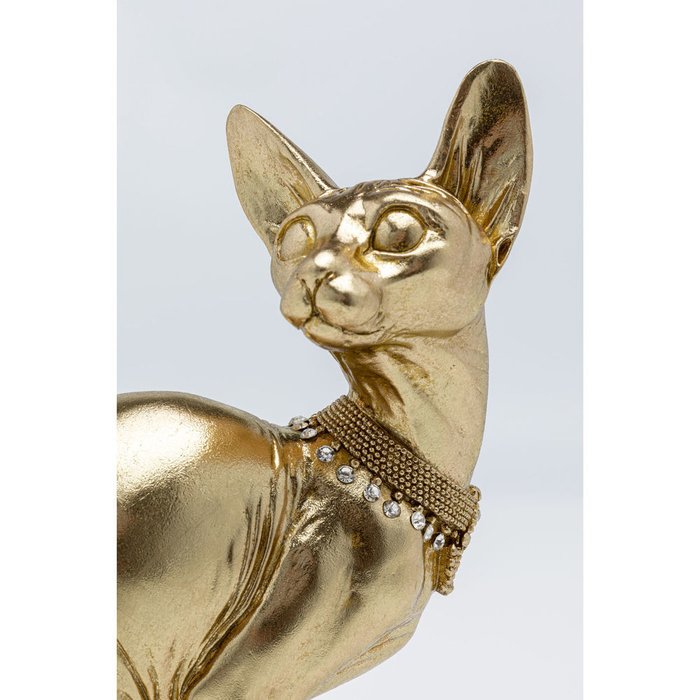 Статуэтка Cat золотого цвета - лучшие Фигуры и статуэтки в INMYROOM