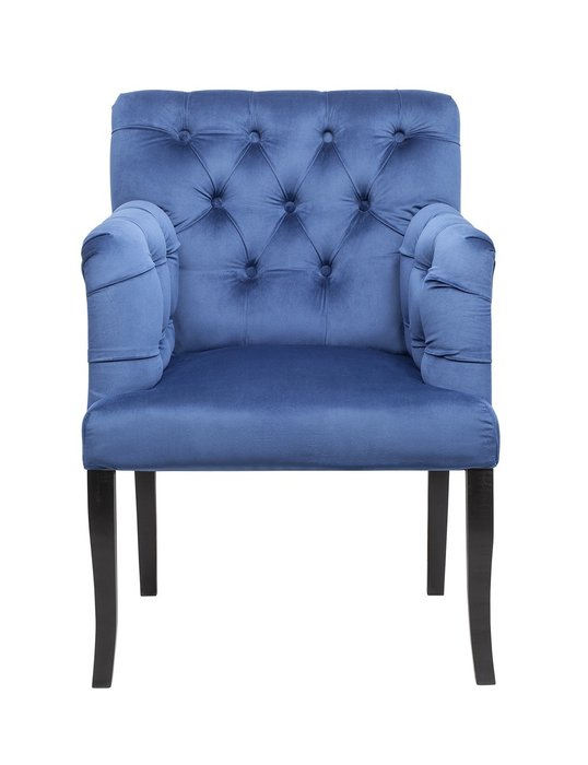 Кресло Zander синего цвета - купить Интерьерные кресла по цене 33390.0