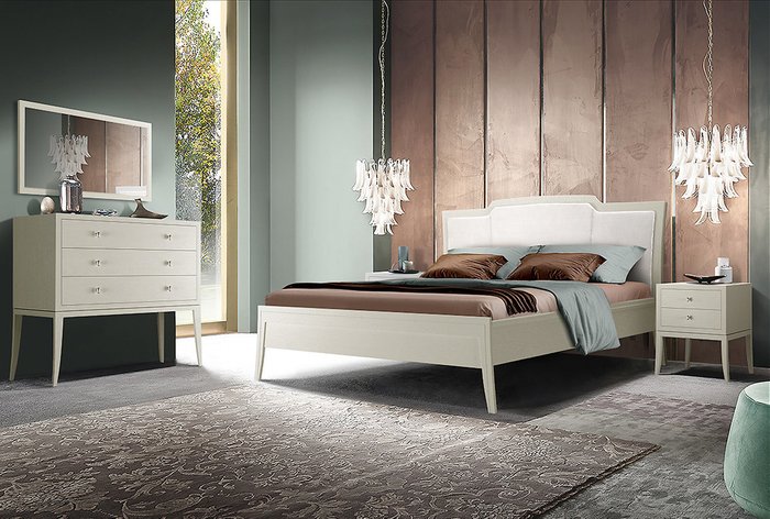 Кровать Costa 160x200 молочного цвета  - лучшие Кровати для спальни в INMYROOM