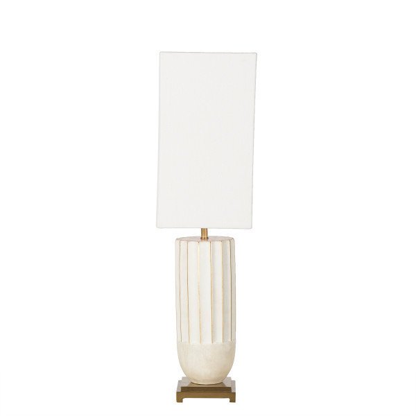 Настольная лампа Empress с абажуром белого цвета - купить Настольные лампы по цене 28340.0
