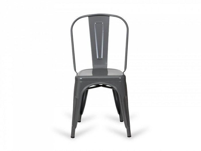 Стул Tolix серого цвета - купить Обеденные стулья по цене 3990.0