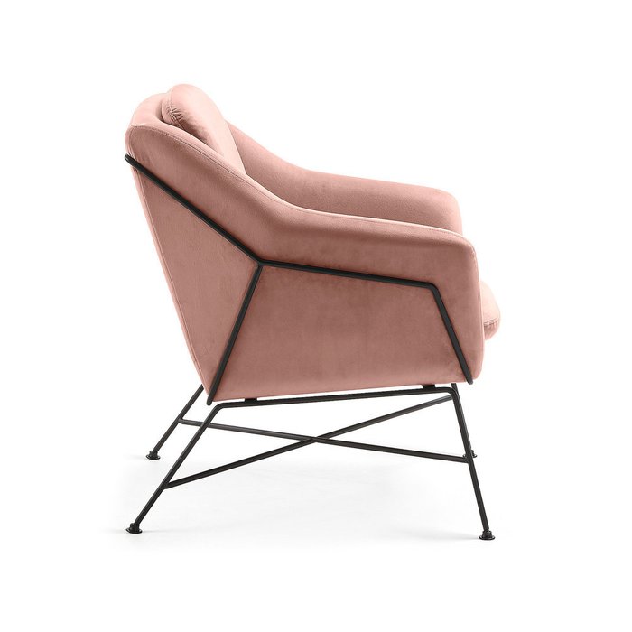 Кресло Brida розового цвета - купить Интерьерные кресла по цене 45990.0