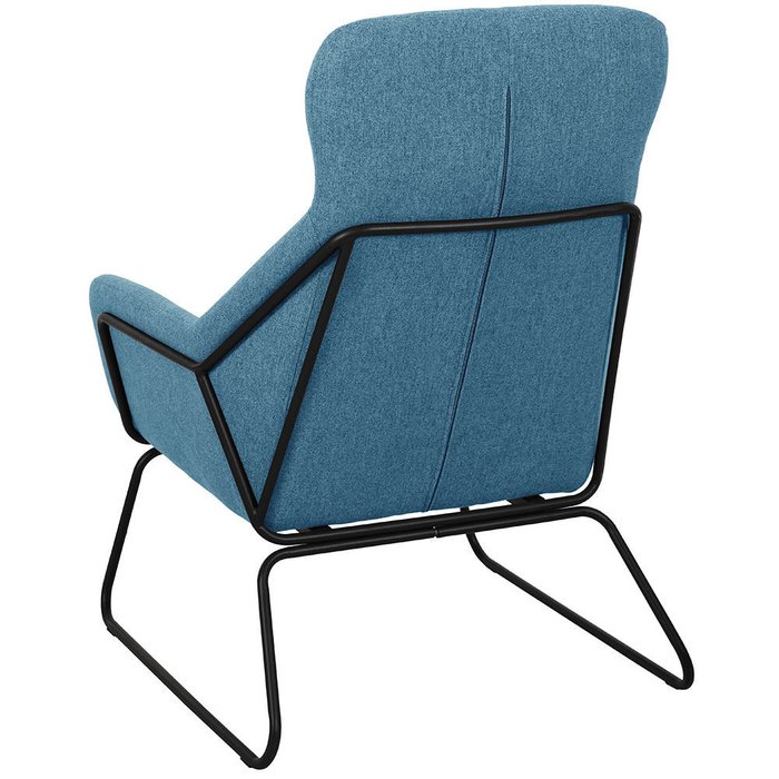 Кресло Archie синего цвета  - лучшие Интерьерные кресла в INMYROOM