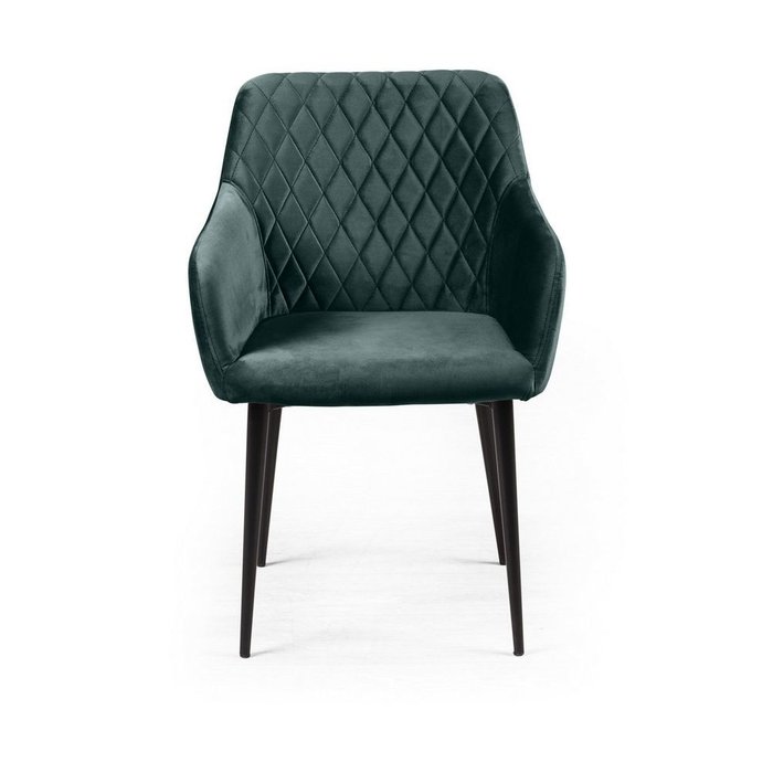 Набор из четырех стульев Rober зеленого цвета - лучшие Обеденные стулья в INMYROOM