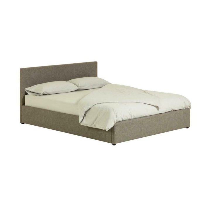 Кровать Natuse 150x190 серого цвета - купить Кровати для спальни по цене 119990.0