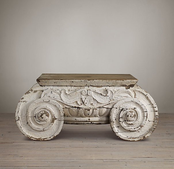Кофейный столик DISTRESSED IONIC CAPITAL