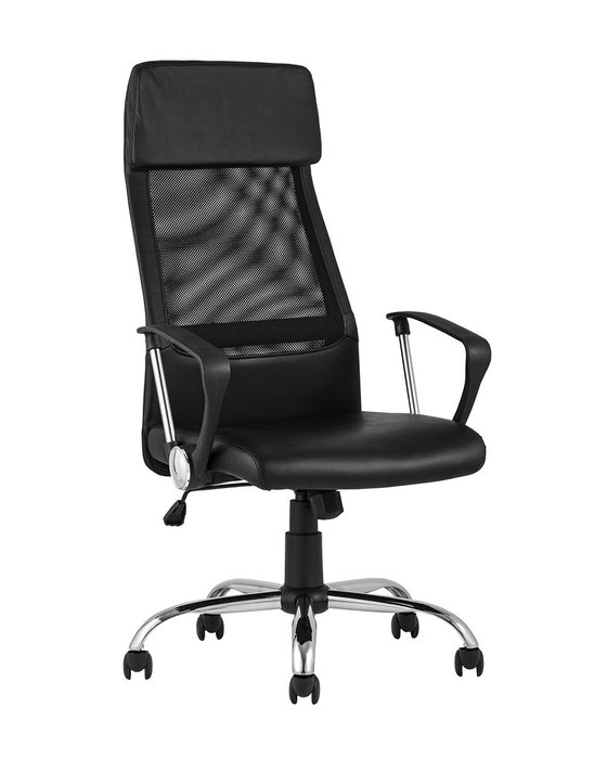 Офисное кресло Top Chairs Bonus черного цвета