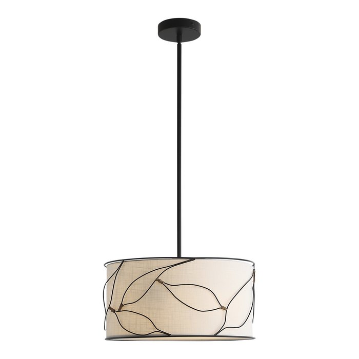 Светильник подвесной ST-Luce Черный/Бежевый E27 3*60W ROOT Светильник подвесной ST-Luce Черный/Бежевый E27 3*60W ROOT