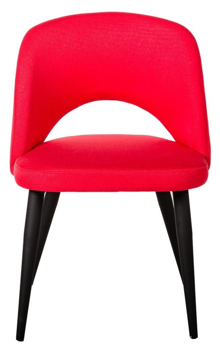 Стул Lars красного цвета на черных ножках - купить Обеденные стулья по цене 8000.0