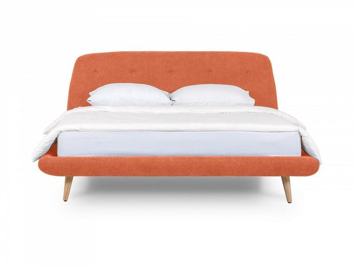 Кровать Loa оранжевого цвета 160x200 - купить Кровати для спальни по цене 65250.0