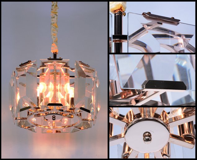 Подвесной светильник Harlow Crystal с плафоном из стекла - лучшие Подвесные люстры в INMYROOM