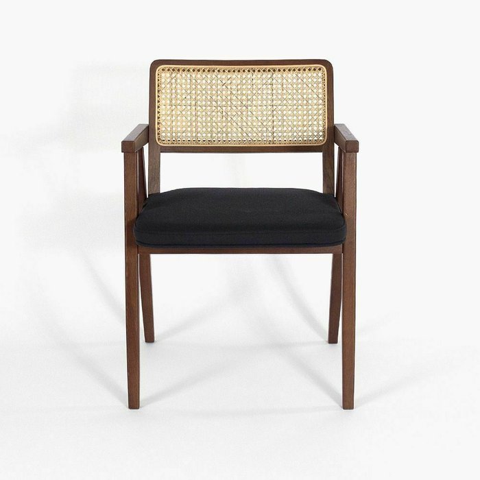 Стул Калифорния черно-коричневого цвета - купить Обеденные стулья по цене 12500.0