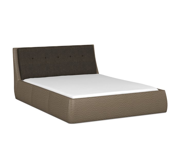 Кровать Гесиона 160х200 темно-коричневого цвета с подъемным механизмом  - купить Кровати для спальни по цене 49396.0