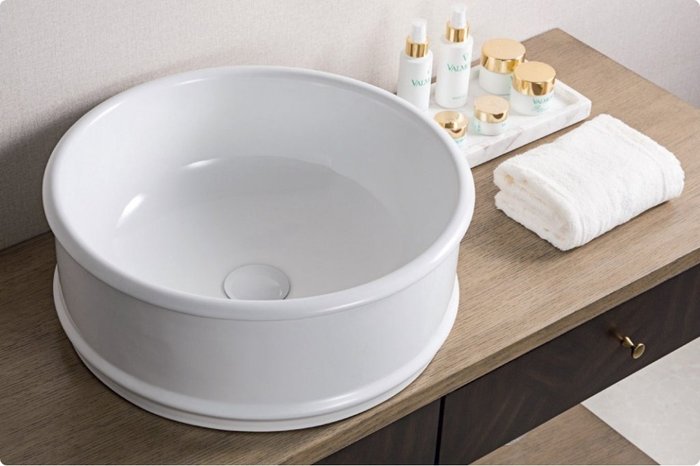 Раковина накладная BelBagno круглая 41 см - купить Раковины для ванной комнаты по цене 8471.0