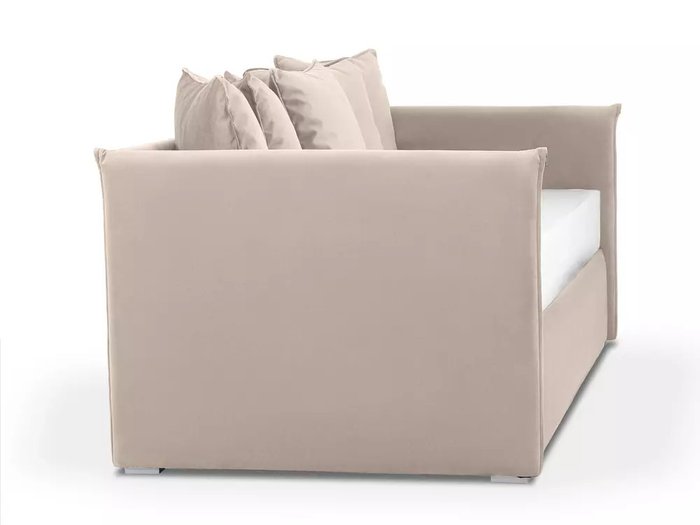Диван-кровать Milano 90х190 темно-бежевого цвета - лучшие Кровати для спальни в INMYROOM