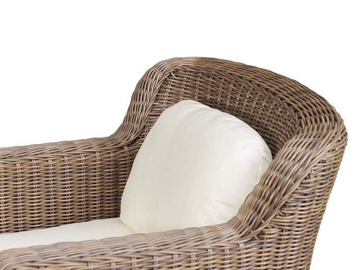 кресло "Либрари" коричневое - купить Садовые кресла по цене 39406.0